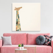 Abstrakte Giraffe Leinwanddruck (Insitu (Wohnzimmer))