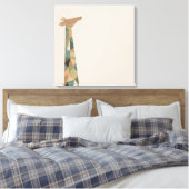Abstrakte Giraffe Leinwanddruck (Insitu (Schlafzimmer))