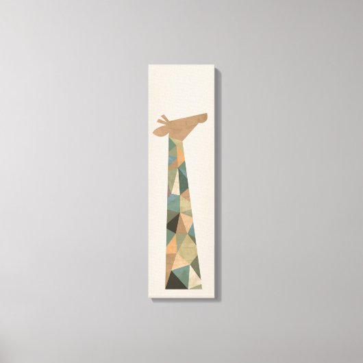 Abstrakte Giraffe Leinwanddruck (Vorderseite)