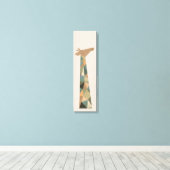 Abstrakte Giraffe Leinwanddruck (Insitu (Holzboden))