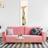 Abstrakte Giraffe Leinwanddruck (Insitu (Wohnzimmer))
