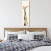 Abstrakte Giraffe Leinwanddruck (Insitu (Schlafzimmer))