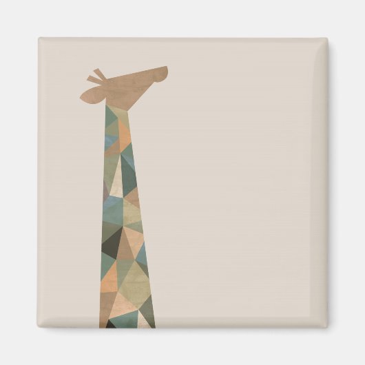 Abstrakte Giraffe Magnet (Vorne)