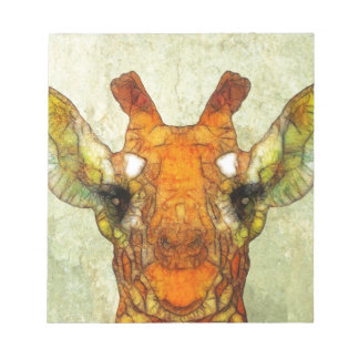 abstrakte Giraffe Notizblock