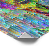 Abstrakte Giraffe Poster (Ecke)