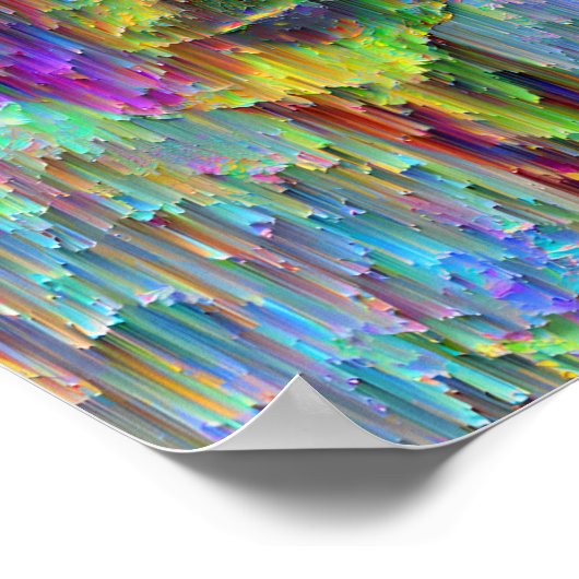 Abstrakte Giraffe Poster (Ecke)