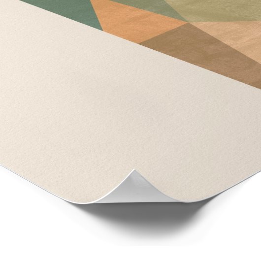 Abstrakte Giraffe Poster (Ecke)