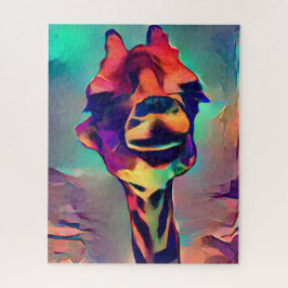 Abstrakte Giraffe | Schwer Puzzle