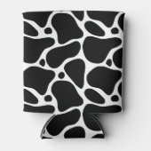 Abstrakte Giraffenmuster in Schwarzweiß Dosenkühler (Vorderseite)