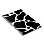 Abstrakte Giraffenmuster in Schwarzweiß Notizblock (Rechte Seite)