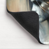 Abstrakte Girl-Malerei Mousepad (Ecke)