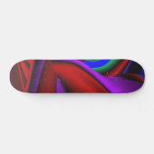 Abstrakte Girl-Mini-Skateboard Skateboard (Horizontal)