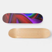 Abstrakte Girl-Mini-Skateboard Skateboard (Horizontal)