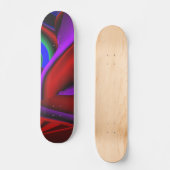Abstrakte Girl-Mini-Skateboard Skateboard (Vorderseite)