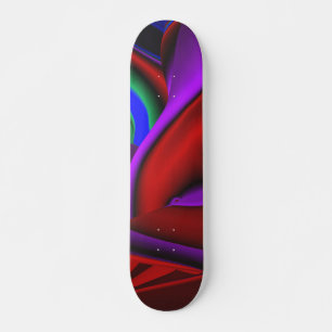 Abstrakte Girl-Mini-Skateboard Skateboard
