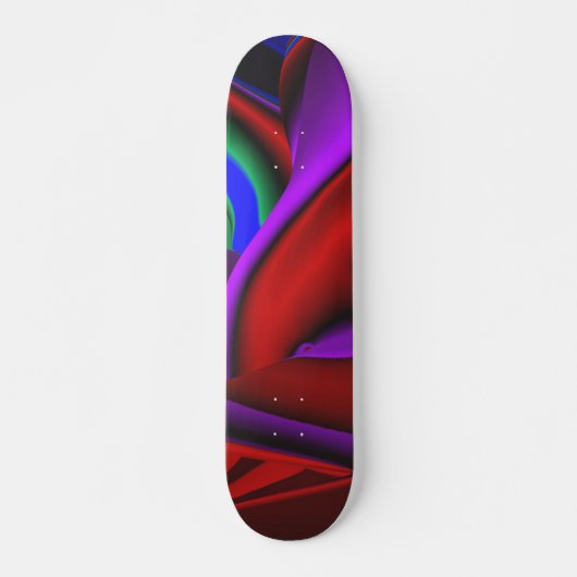Abstrakte Girl-Mini-Skateboard Skateboard (Vorne)