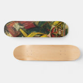 Abstrakte Gitarre 4 Skateboard (Horizontal)