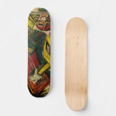 Abstrakte Gitarre 4 Skateboard (Vorderseite)