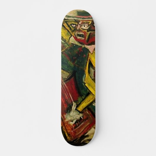 Abstrakte Gitarre 4 Skateboard (Vorne)