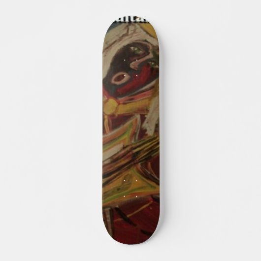 Abstrakte Gitarre II Skateboard (Vorne)