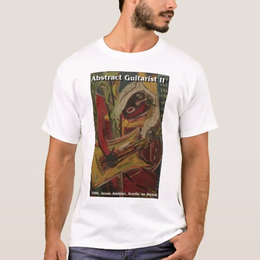 Abstrakte Gitarre II T-Shirt (Vorderseite)