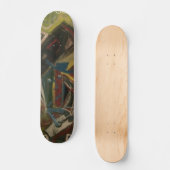 Abstrakte Gitarre III Skateboard (Vorderseite)