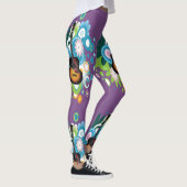 Abstrakte Gitarre-Leggings Leggings (Rechts)