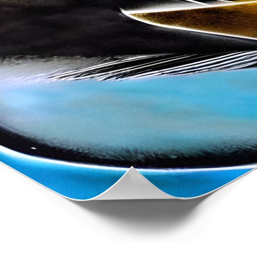 Abstrakte Gitarre Poster (Ecke)