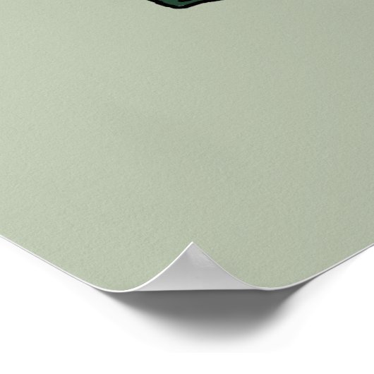 Abstrakte Gitarre Poster (Ecke)