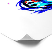 Abstrakte Gitarre Poster (Ecke)