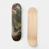 Abstrakte Gitarre V Skateboard (Vorderseite)