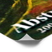 Abstrakte Gitarre VI Poster (Ecke)