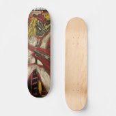 Abstrakte Gitarre VII Skateboard (Vorderseite)
