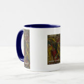 abstrakte Gitarrist IV Tasse (Vorderseite Links)