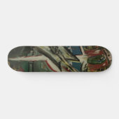 Abstrakte Gitarrist Skateboard (Horizontal)