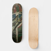 Abstrakte Gitarrist Skateboard (Vorderseite)