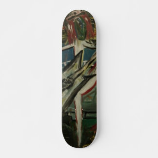 Abstrakte Gitarrist Skateboard