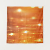 abstrakte, glänzende orangefarbene Hintergrundabst Wandteppich (Vorderseite (Horizontal))