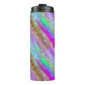 Abstrakte Glaskunst Thermosbecher (Vorderseite)