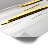 Abstrakte Glaskunstkunst Poster (Ecke)