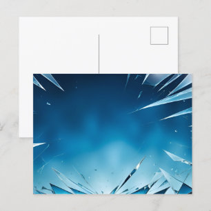 Abstrakte Glaskunstkunst Postkarte