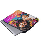 Abstrakte Glaubensgemeinde 31 30 Laptopschutzhülle (Vorne Knopf)