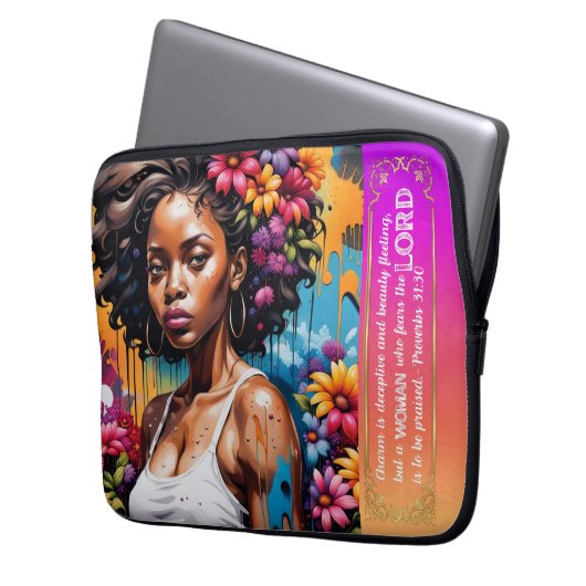 Abstrakte Glaubensgemeinde 31 30 Laptopschutzhülle (Vorderseite Links)