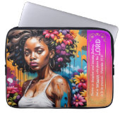 Abstrakte Glaubensgemeinde 31 30 Laptopschutzhülle (Vorderseite)