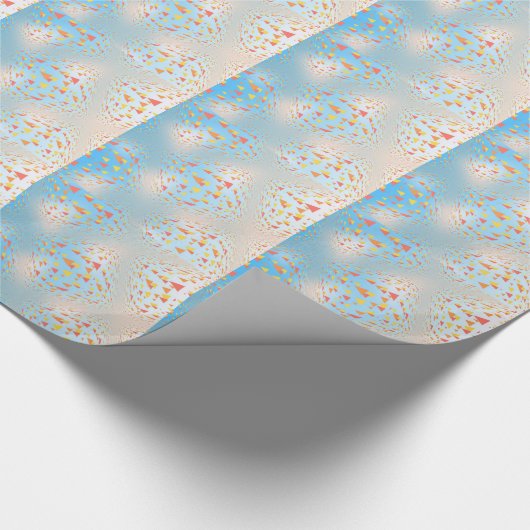 Abstrakte Gleitmini-Dreiecke Geschenkpapier (Ecke)