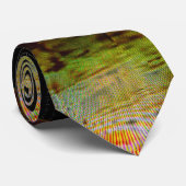 Abstrakte Glitch-Art Digitale Verzerrung Gitter Krawatte (Gerollt)