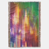 Abstrakte Glitch: Textur des Prüffelds Decke (Vorderseite Vertikal)