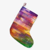 Abstrakte Glitch: Textur des Prüffelds Kleiner Weihnachtsstrumpf (Vorderansicht (hängend))