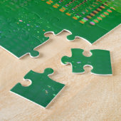 Abstrakte Glitch: Textur des Prüffelds Puzzle (Seite)