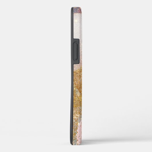 Abstrakte Glitzer Galaxie lila rosa Raumfunkel Case-Mate iPhone Hülle (Rückseite / Rechts)